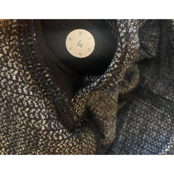 Lululemon Wunder Under High Rise Full Length Leggings Black Gray Size 4 - Picture 3 of 3